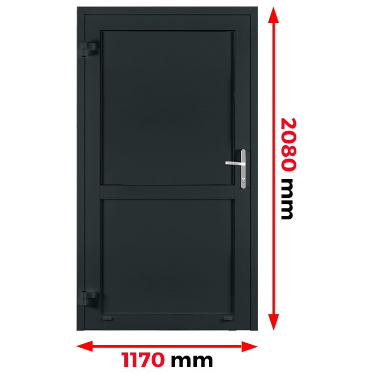 	Aluminium Deur 1170 x 2080 mm Aluprof MB45	