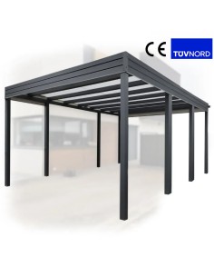 Carport vrijstaand 3x6 m zonder zijwanden