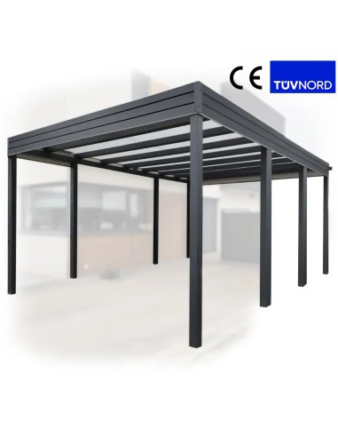 Carport vrijstaand 3x6 m zonder zijwanden