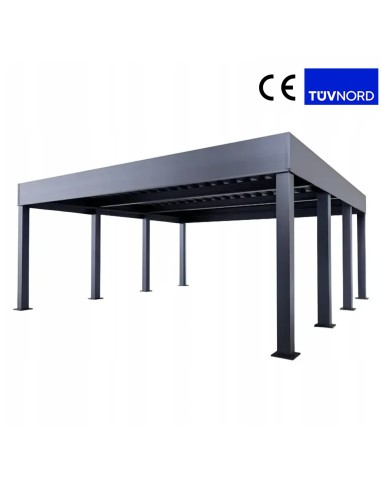 Carport vrijstaand 6x6 m zonder zijwanden