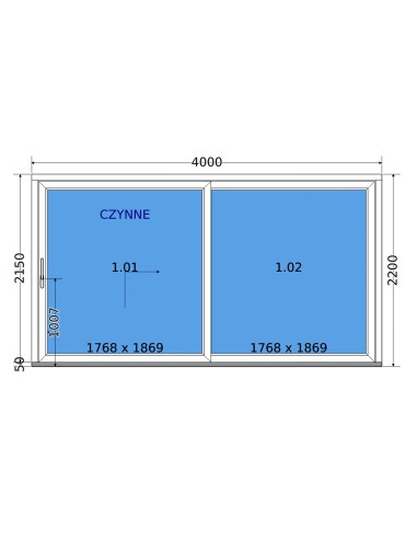 Schuifpui Terrasdeuren HST 400 × 220 cm – DECCO