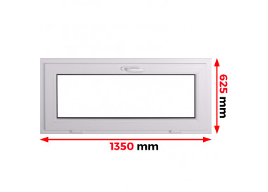 Raam PVC 1350 x 625 mm