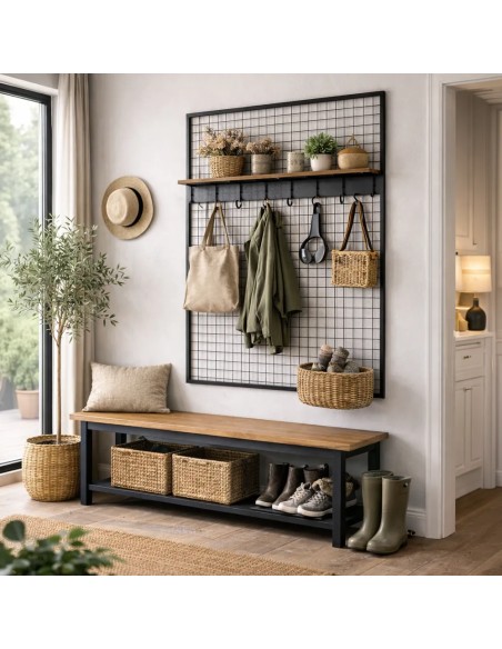 Industrieel Wandrooster Wandrek - 122 x 242 cm