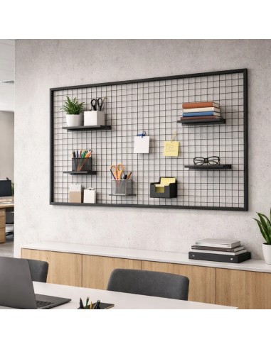 Industrieel Wandrooster Wandrek - 90 x 182 cm