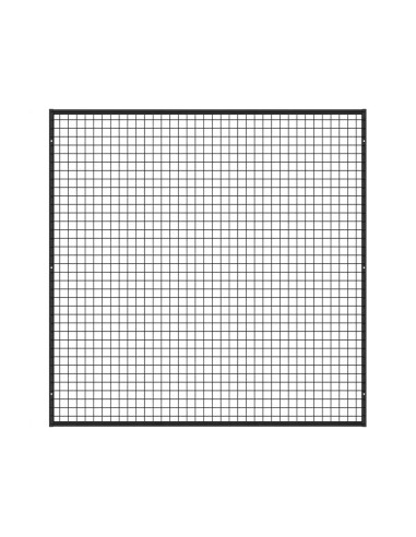 Industrieel Wandrooster Wandrek - 150 x 150 cm