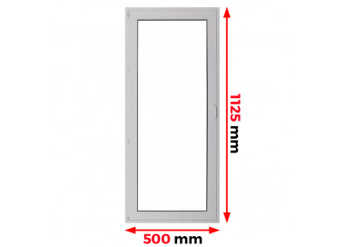Raam PVC 500 x 1125 mm