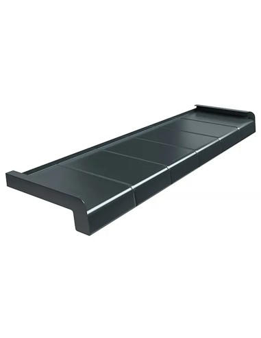Aluminium Buitenvensterbank in Tegellook - Antraciet RAL 7016
