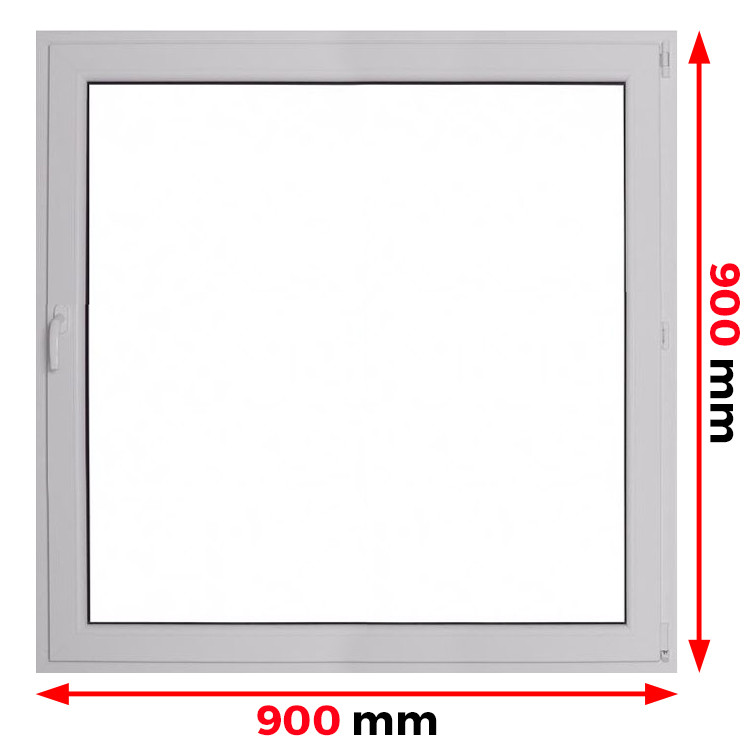 Raam PVC 900 x 900 mm