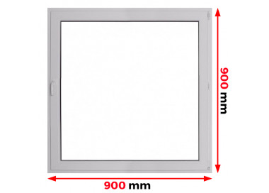 Raam PVC 900 x 900 mm