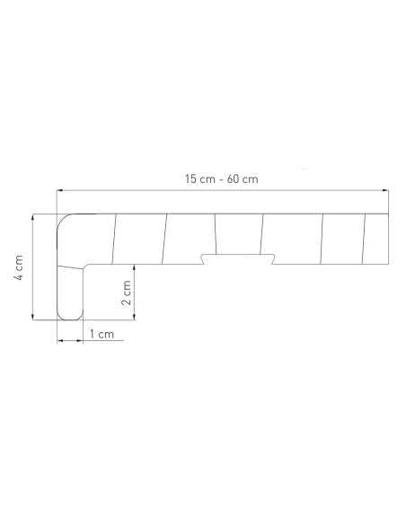 Kunststof Buitenvensterbank - Scandinavisch Eiken