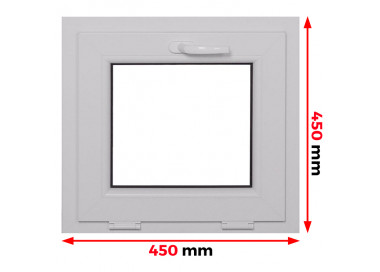 Raam PVC 450 x 450 mm