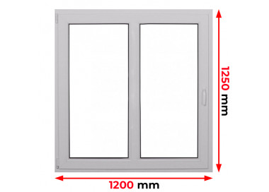Raam PVC 1200 x 1250 mm