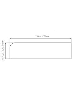 Vochtwerende MDF Buitenvensterbank - Eiken Artisan 2