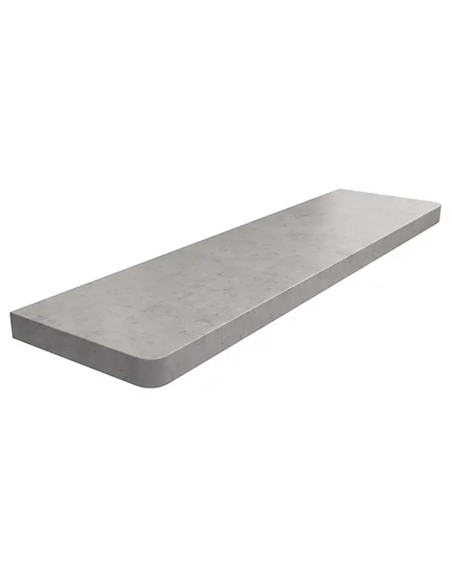 Vochtwerende MDF Buitenvensterbank - Licht Glad Beton