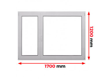 Raam PVC 1700 x 1200 mm