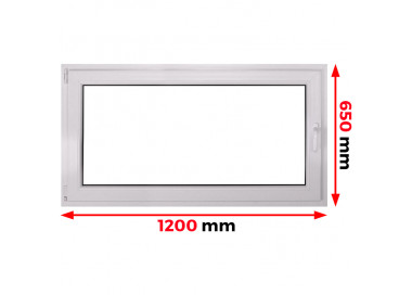 Raam PVC 1200 x 650 mm