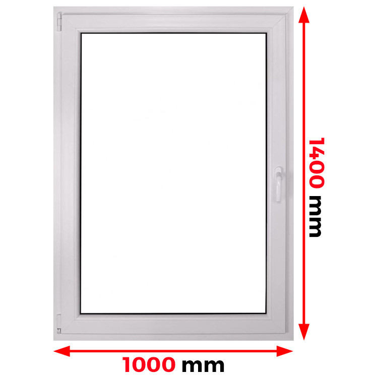 Raam PVC 1000 x 1400 mm