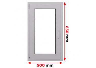 Raam PVC 500 x 850 mm