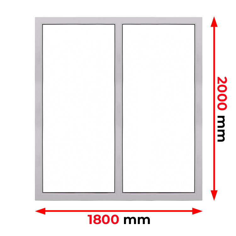 Raam PVC 1800 x 2000 mm