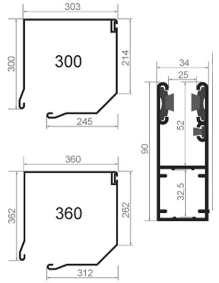 Werkplaats Rolpoort Garagepoort INTENSE 77 - 200 x 200 cm