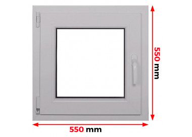 Raam PVC 550 x 550 mm