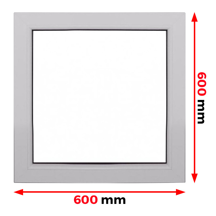 Raam PVC 600 x 600 mm