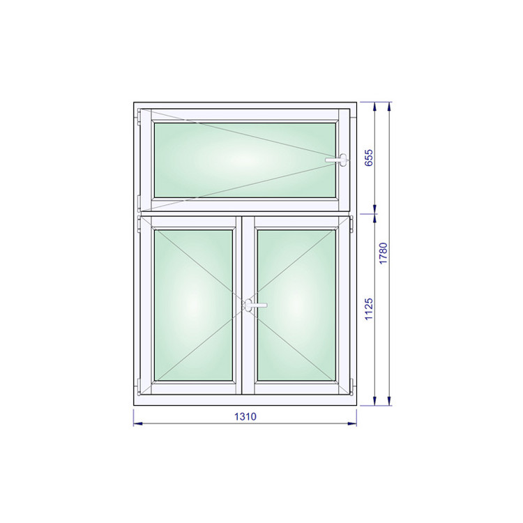 	Houten Raam 1310 x 1780 mm	