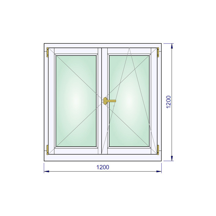 	Houten Raam 1200 x 1200 mm	