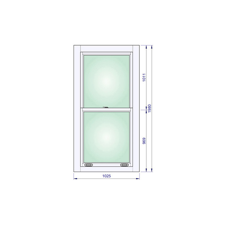 	Houten Raam 1025 x 1980 mm - SASH	