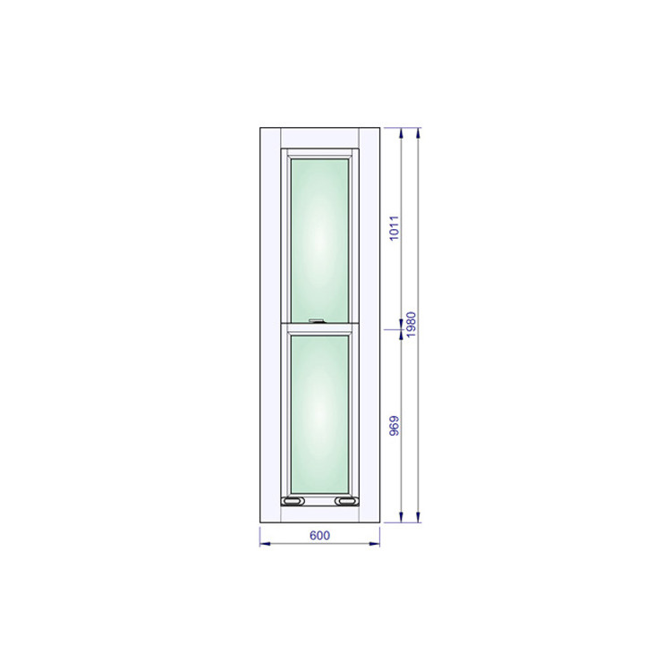 	Houten Raam 600 x 1980 mm - SASH	