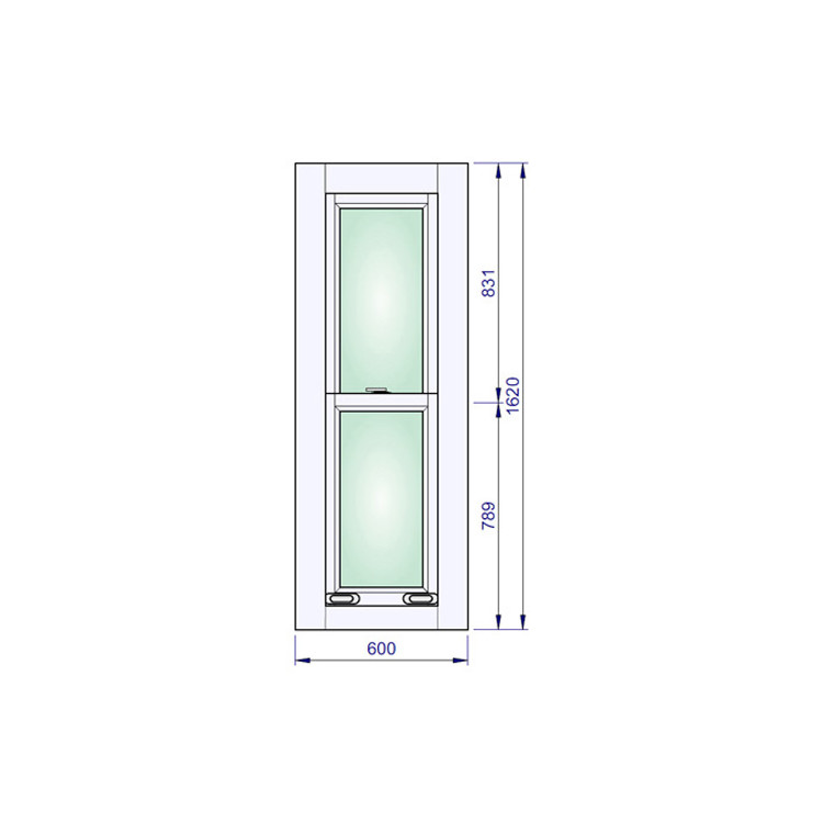 	Houten Raam 600 x 1620 mm - SASH	