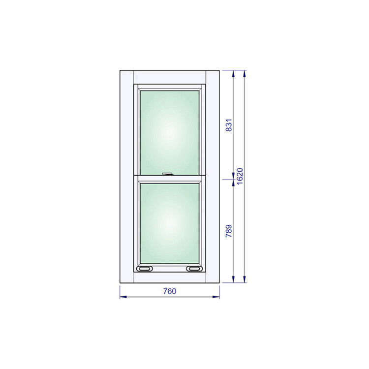 	Houten Raam 760 x 1620 mm - SASH	