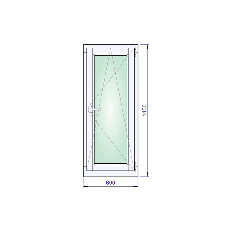 	Houten Raam 600 x 1450 mm	