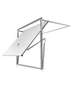 Staal Garagendeur Kantelpoort - 200 x 200 cm - RAL 1002 2