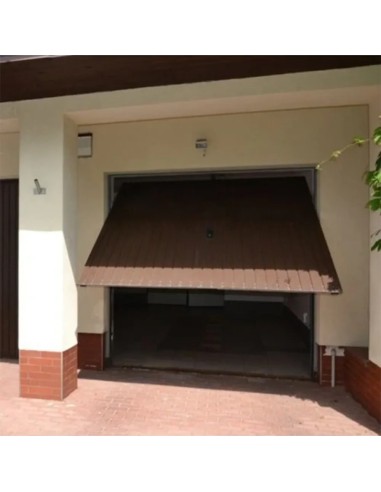 Staal Garagendeur Kantelpoort - 200 x 200 cm - Gouden Eik