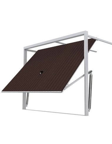 Staal Garagendeur Kantelpoort - 240 x 215 cm - RAL 8017