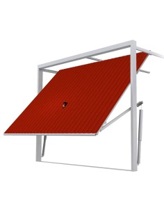 Staal Garagendeur Kantelpoort - 240 x 220 cm - RAL 3011
