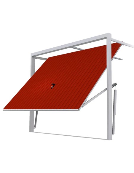 Staal Garagendeur Kantelpoort - 240 x 220 cm - RAL 3011
