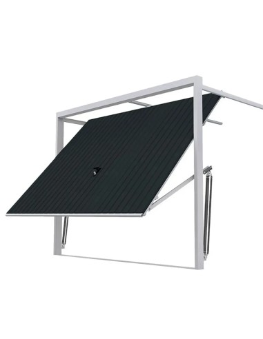 Staal Garagendeur Kantelpoort - 240 x 215 cm - RAL 7016
