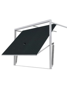 Staal Garagendeur Kantelpoort - 250 x 200 cm - RAL 7016