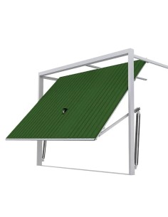 Staal Garagendeur Kantelpoort - 250 x 250 cm - RAL 6020