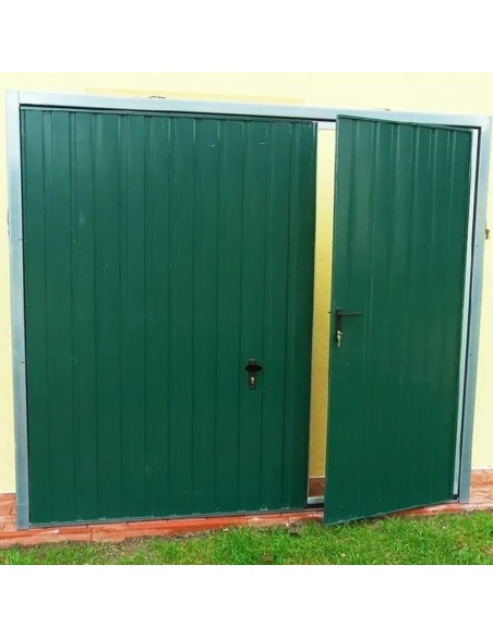 Staal Garagendeur Draaipoorten - 250 x 250 cm - RAL 5010