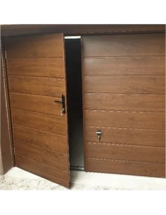 Staal Garagendeur Draaipoorten - 250 x 200 cm - RAL 9010 2