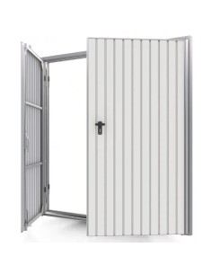 Staal Garagendeur Draaipoorten - 250 x 200 cm - RAL 9010