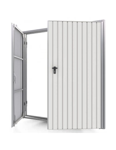 Staal Garagendeur Draaipoorten - 250 x 200 cm - RAL 9010