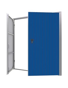Staal Garagendeur Draaipoorten - 230 x 200 cm - RAL 5010