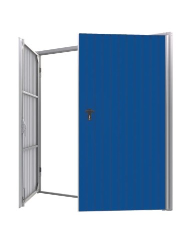 Staal Garagendeur Draaipoorten - 230 x 200 cm - RAL 5010