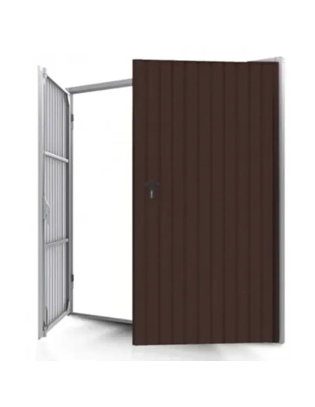 Staal Garagendeur Draaipoorten - 240 x 240 cm - RAL 8017