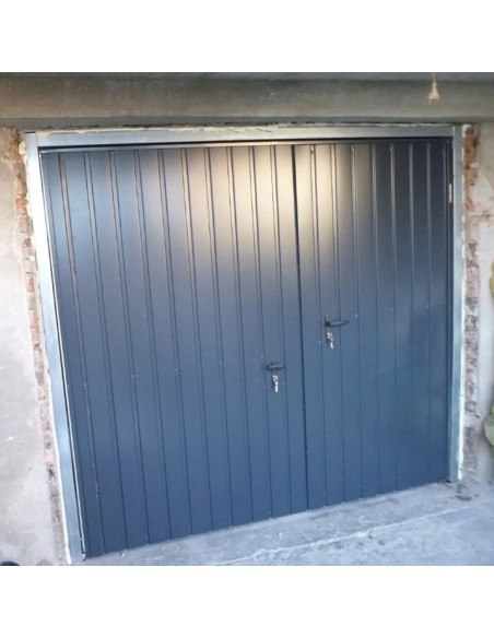 Staal Garagendeur Draaipoorten - 270 x 300 cm - RAL 9010