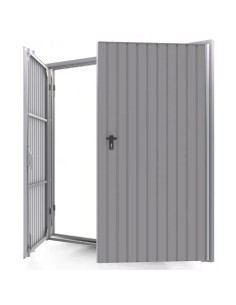 Staal Garagendeur Draaipoorten - 245 x 215 cm - RAL 9006